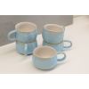 Kubek ceramiczny Toska Ceramica Blue Coffee Cup 150 ml Handmade