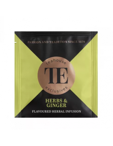 Herbata ekspresowa Teahouse Gourmet Herbs & Ginger - 60 szt