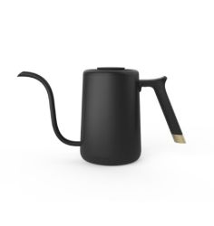 timemore fish pure over kettle  czajnik konewka kolor czarny uchwyt z drewnianą końcówką