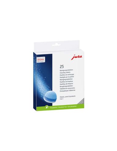 Jura 3-fazowe (trójfazowe) Tabletki czyszczące - 25 szt